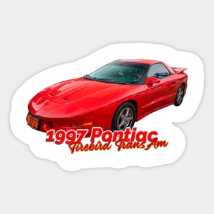 1997 Pontiac Firebird Trans Am Sticker